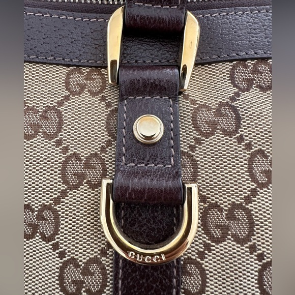 Gucci Handbag GG Canvas 141471 Brown Beige Champagne Women's - Picture 10 of 15